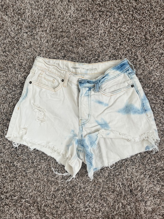 Old Navy Pants - Classic White Tie-Dye Denim Shorts